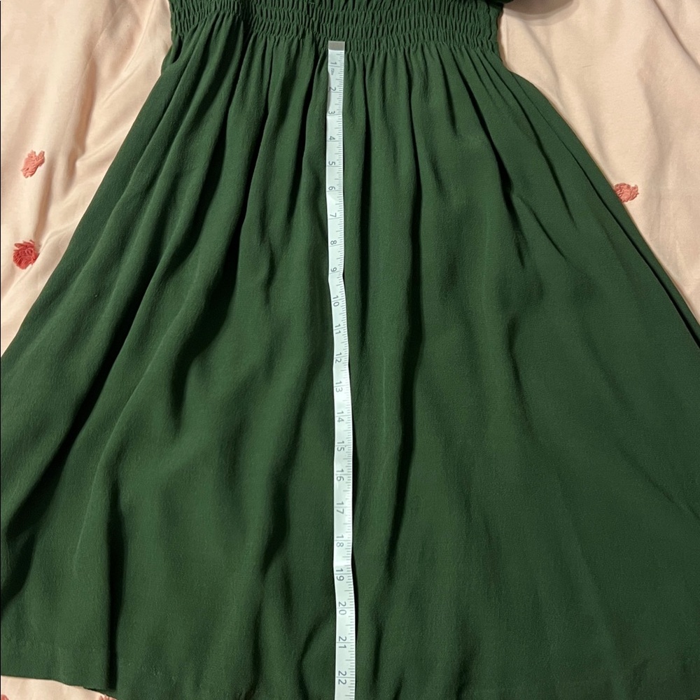 SALE Kate Spade Elegant Olive Green Long Sleeve Pleated Midi Dress, size 8 - Picture 12 of 13